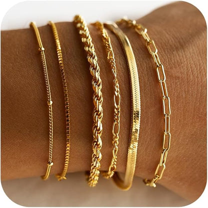 Isabella Vernetta bracelet set | White Gold Maya Henry Jewelry