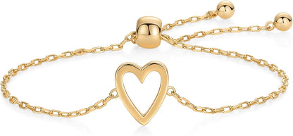 Radiant Heart Bracelets | Gold Maya Henry Jewelry