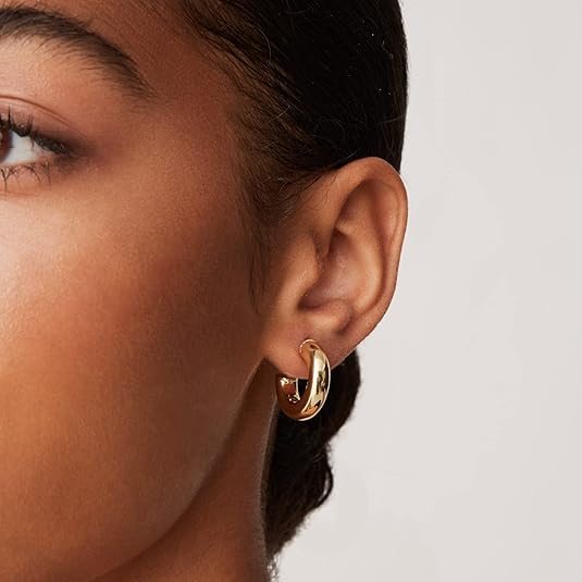 Stardust Hoop Earrings | Gold Maya Henry Jewelry