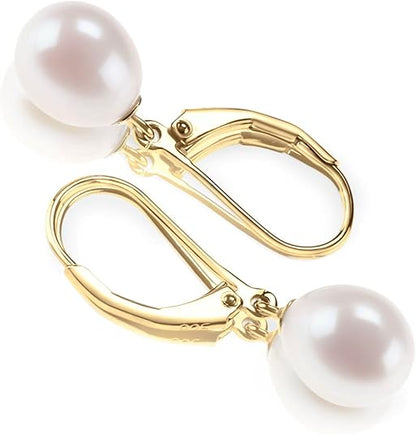 Pearl Dangle Earrings | Gold Maya Henry Jewelry