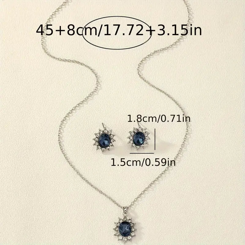 Katya Azuryn Jewelry Set | White Gold Maya Henry Jewelry