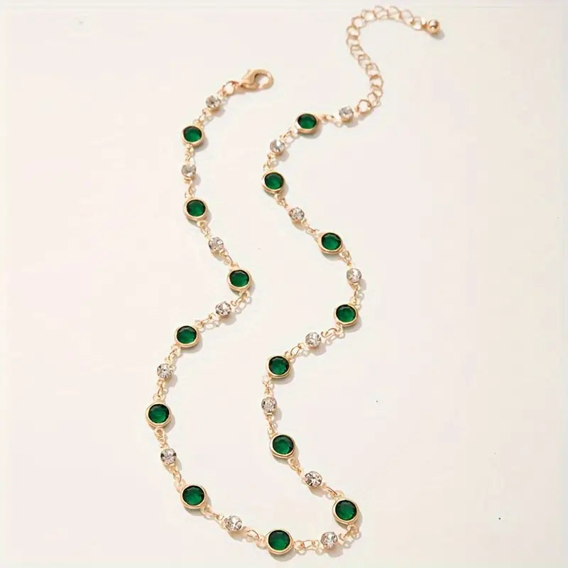 Emerald Green Pendant Necklace Maya Henry Jewelry