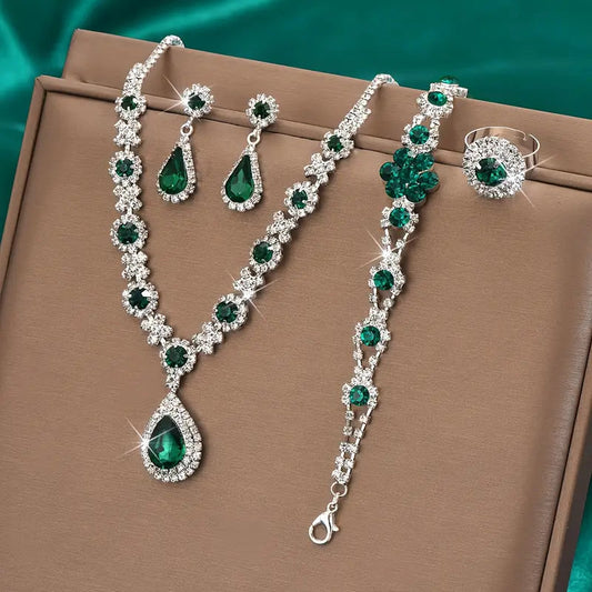 Adriana Lysandre Jewelry Set | White Gold Maya Henry Jewelry