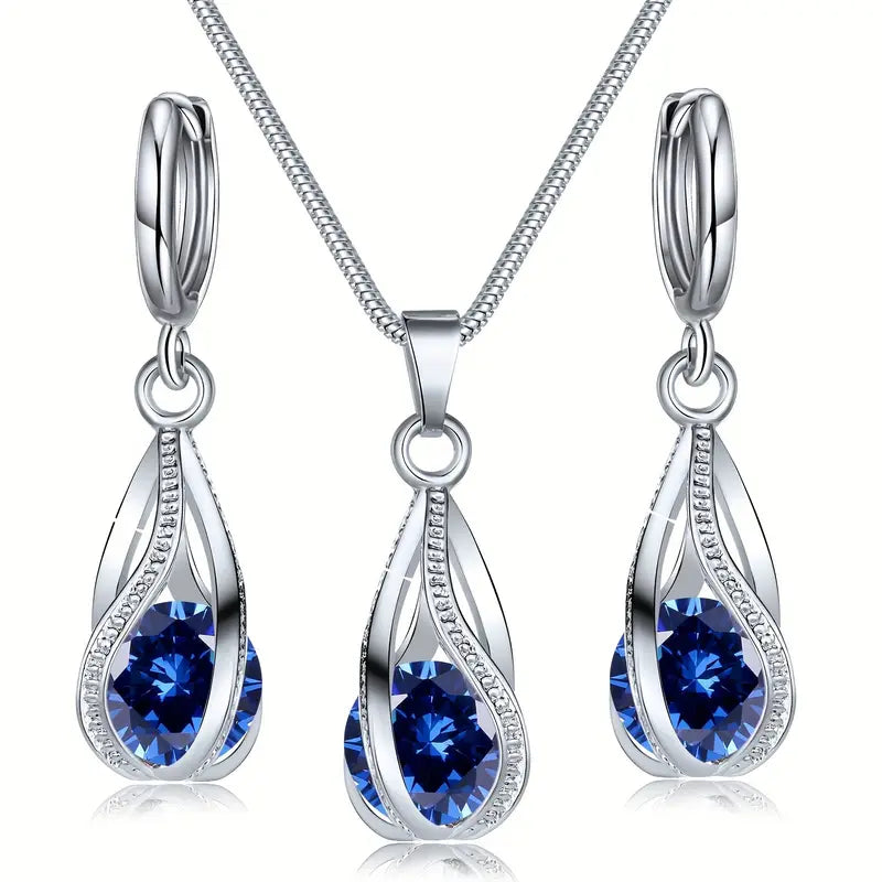 Zelira Fontaine Jewelry Set | White Gold Maya Henry Jewelry