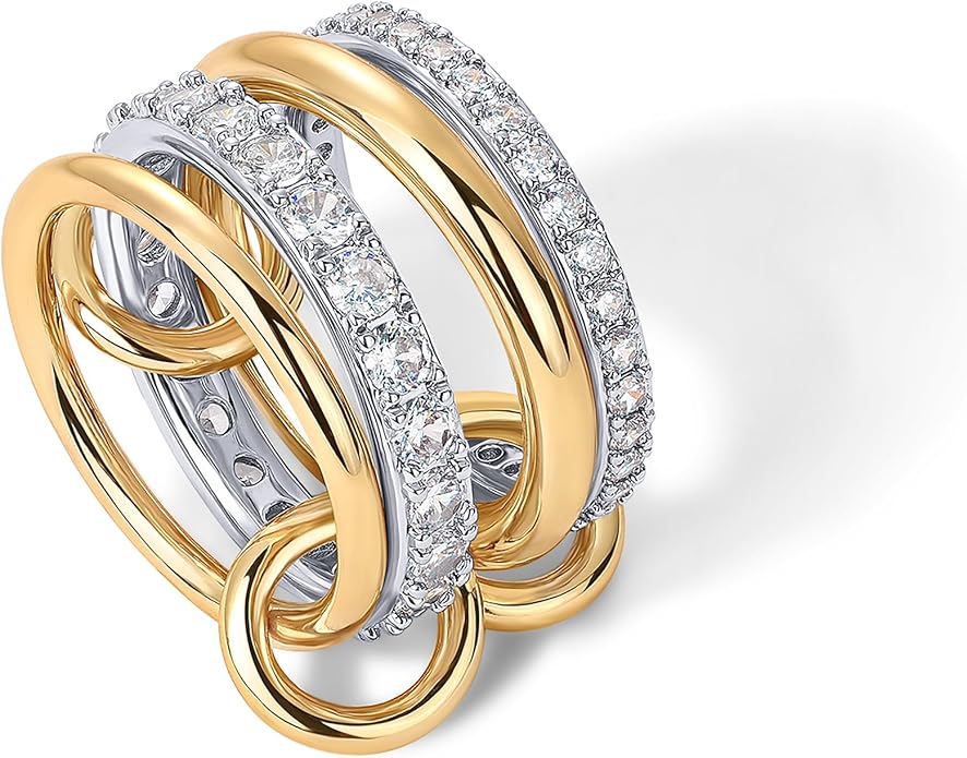 Interlock Stack Rings | Gold Maya Henry Jewelry