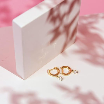 Bar Drop Earrings | Gold Maya Henry Jewelry