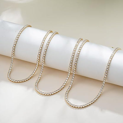 Tennis Necklace | Gold Maya Henry Jewelry