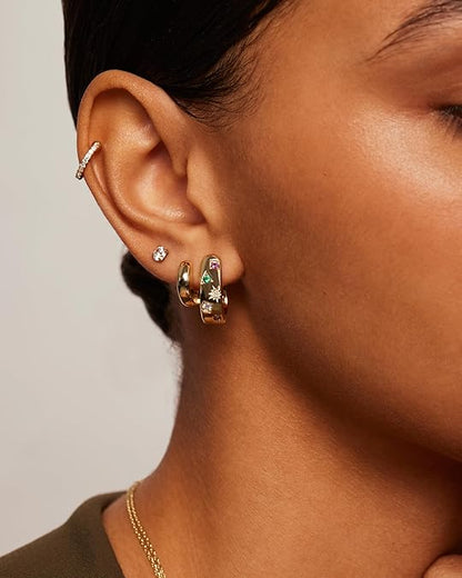 Colorwave Hoops | Gold Maya Henry Jewelry
