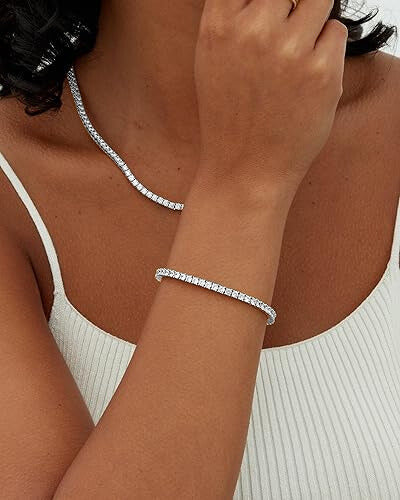 Tennis bracelet | White Gold Maya Henry Jewelry