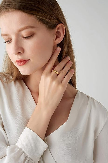 Promise Band Ring | Gold Maya Henry Jewelry