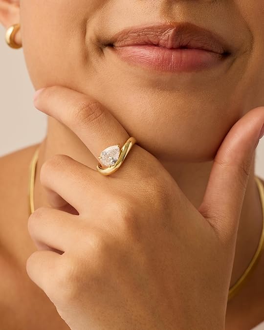 Wavy Promise Ring | Gold Maya Henry Jewelry