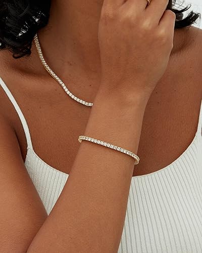 Tennis bracelet | Gold Maya Henry Jewelry