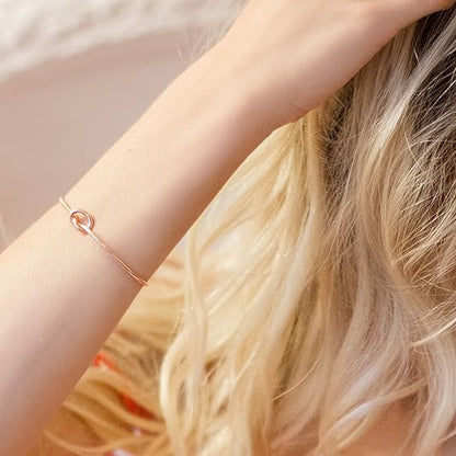 Love Knot Infinity Bracelet | Gold Maya Henry Jewelry