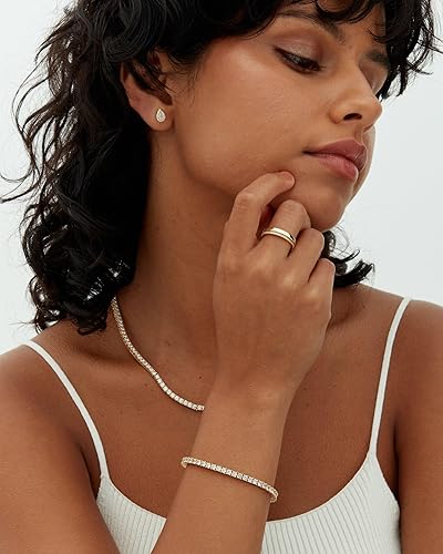 Tennis bracelet | Gold Maya Henry Jewelry