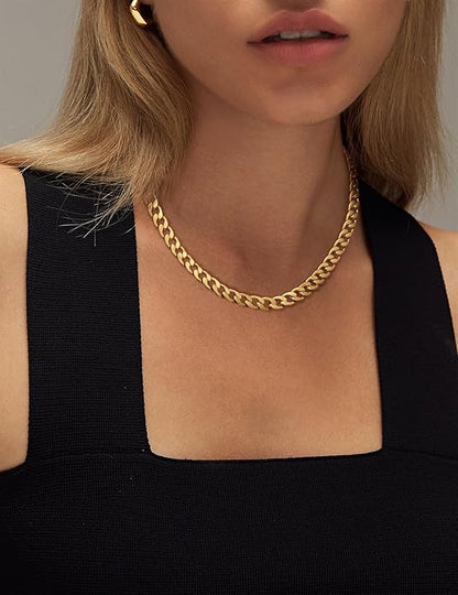 Chunky Cuban Link Necklace | Gold Maya Henry Jewelry