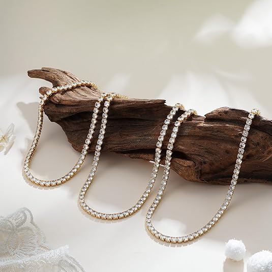 Tennis Necklace | Gold Maya Henry Jewelry