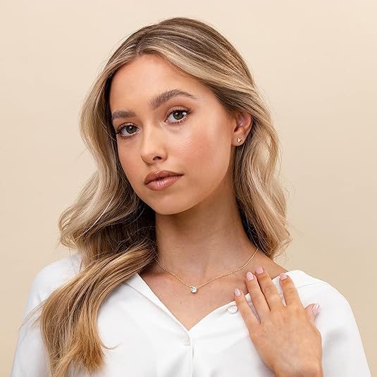 Aurora Crystal Necklace | Gold Maya Henry Jewelry