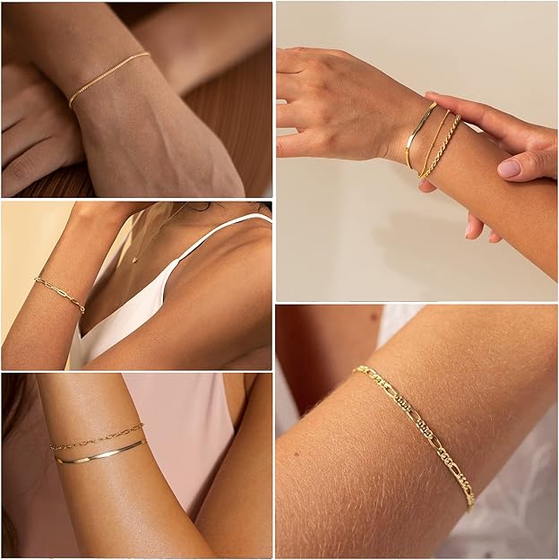 Isabella Vernetta Bracelet Set | Gold Maya Henry Jewelry