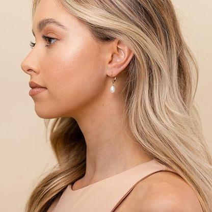 Pearl Dangle Earrings | Gold Maya Henry Jewelry