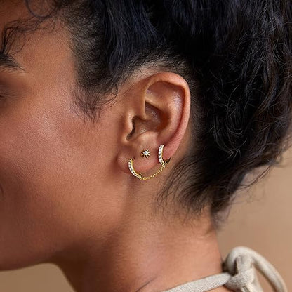 Sunburst Earrings | Gold Maya Henry Jewelry