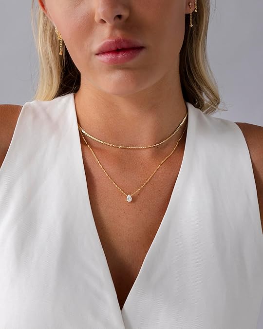 Halo Layered Necklace | Gold Maya Henry Jewelry