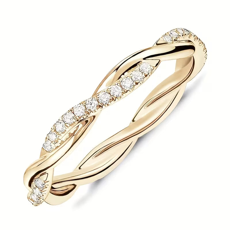 Two Style Accent Ring | Gold Maya Henry Jewelry