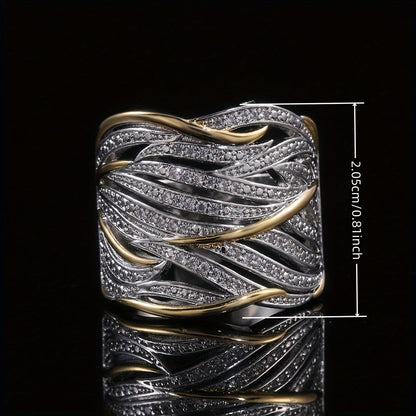 Elegant Multilayer Twisted Ring Maya Henry Jewelry