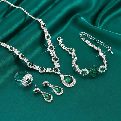 Adriana Lysandre Jewelry Set | White Gold Maya Henry Jewelry