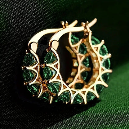 Elena Marlowe Hoop Earrings | Gold Maya Henry Jewelry