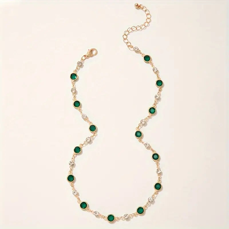 Emerald Green Pendant Necklace Maya Henry Jewelry