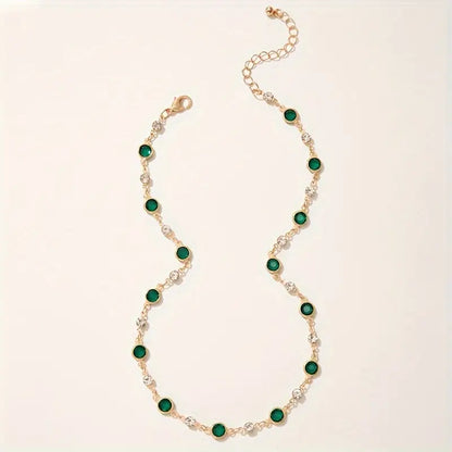 Emerald Green Pendant Necklace Maya Henry Jewelry