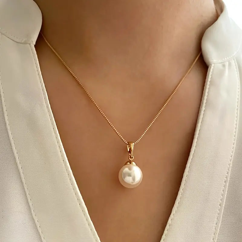 Golden Grace Pearl Jewelry Set | Gold Maya Henry Jewelry