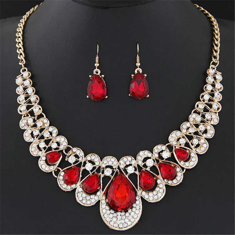Maevina Crimselle Gold Jewelry Set Maya Henry Jewelry