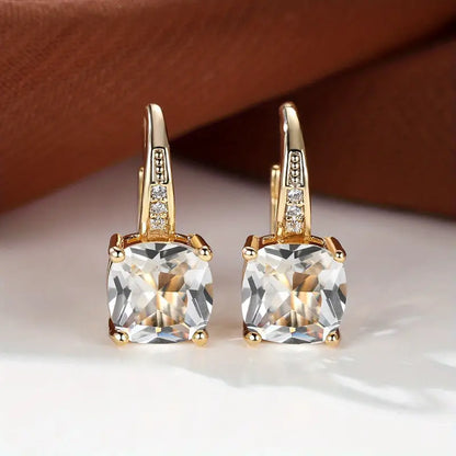 Mystic Stone Hoop Earrings | Gold Maya Henry Jewelry