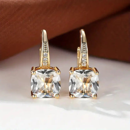 Mystic Stone Hoop Earrings | Gold Maya Henry Jewelry