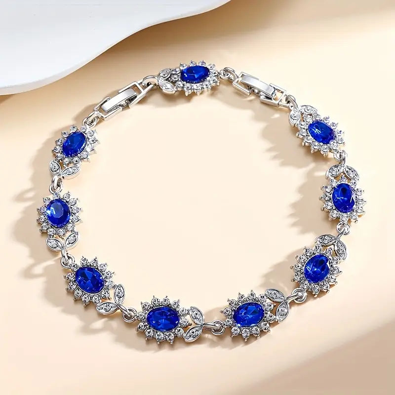Iridessa Bluevain Bracelet | White Gold Maya Henry Jewelry