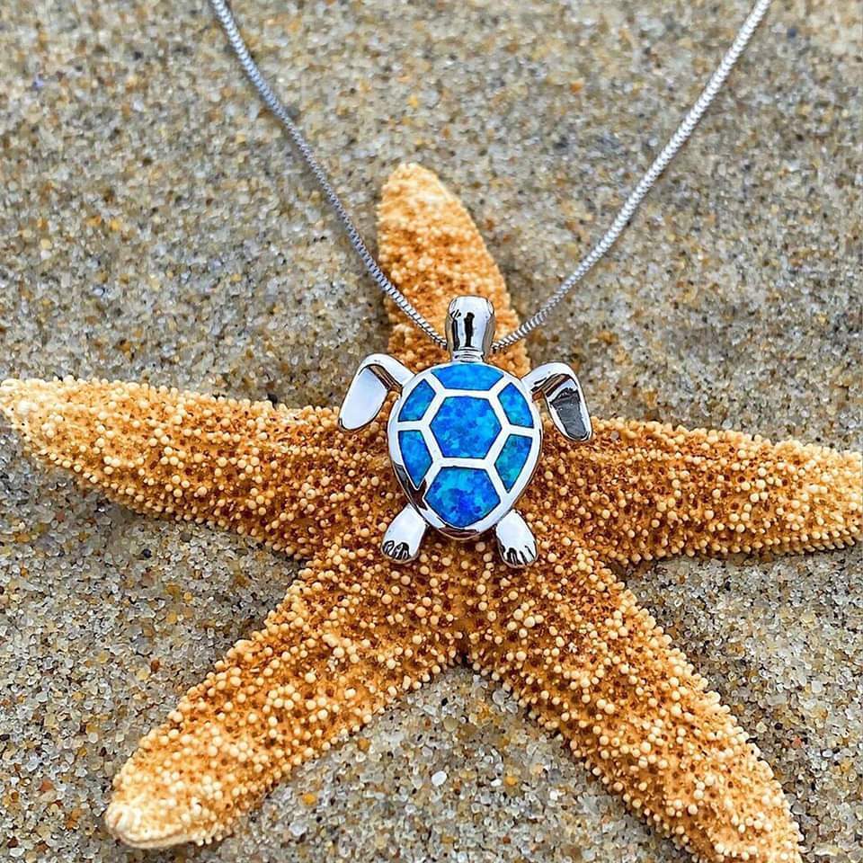 Opal Sea Turtle Jewelry Set Maya Henry Jewelry