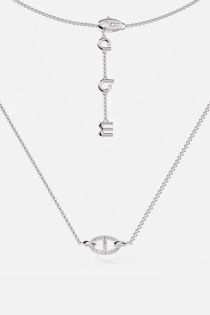 Isla Marina Necklace | White Gold Maya Henry Jewelry