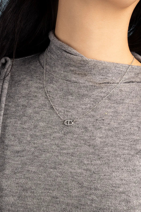 Isla Marina Necklace | White Gold Maya Henry Jewelry