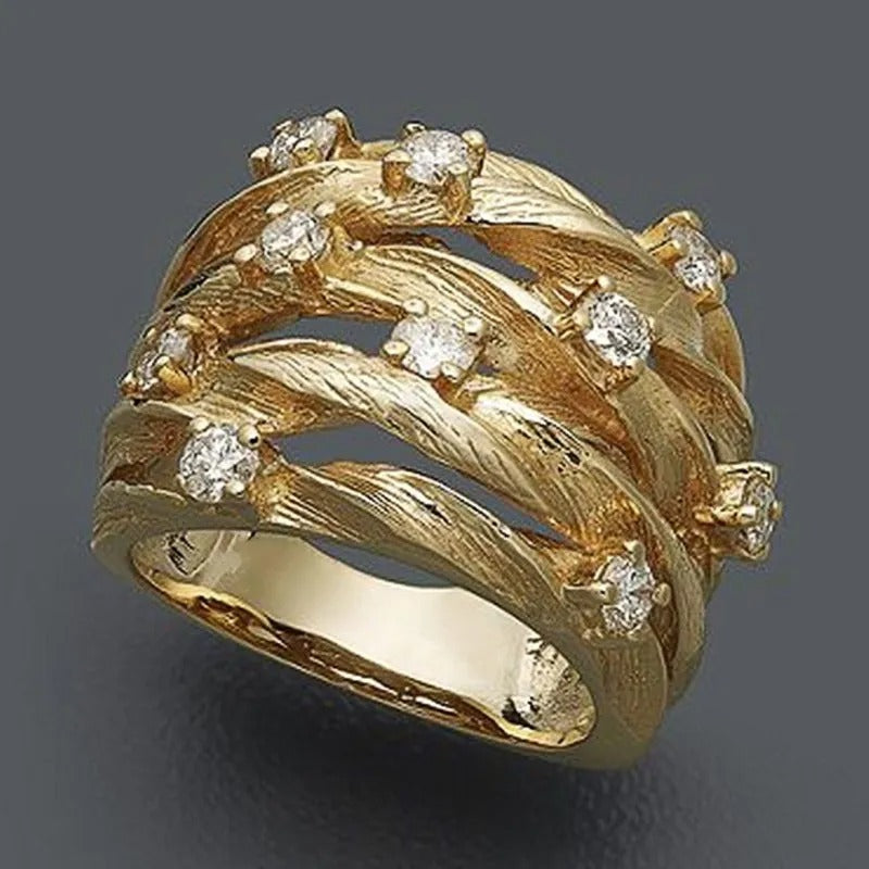 Vintage Gold Boho Ring Maya Henry Jewelry