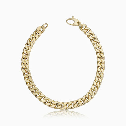 Estate Cuban Bracelet | Gold Maya Henry Jewelry
