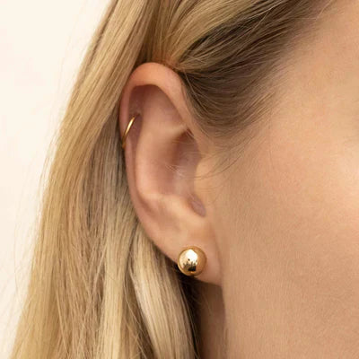 Have a ball studs | Gold Maya Henry Jewelry