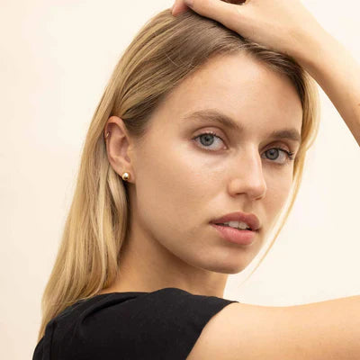 Have a ball studs | Gold Maya Henry Jewelry