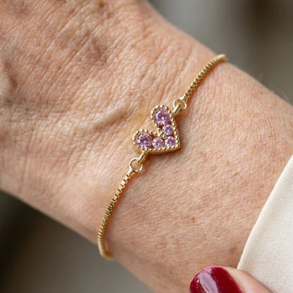 Blush Love Bracelet | Gold Maya Henry Jewelry