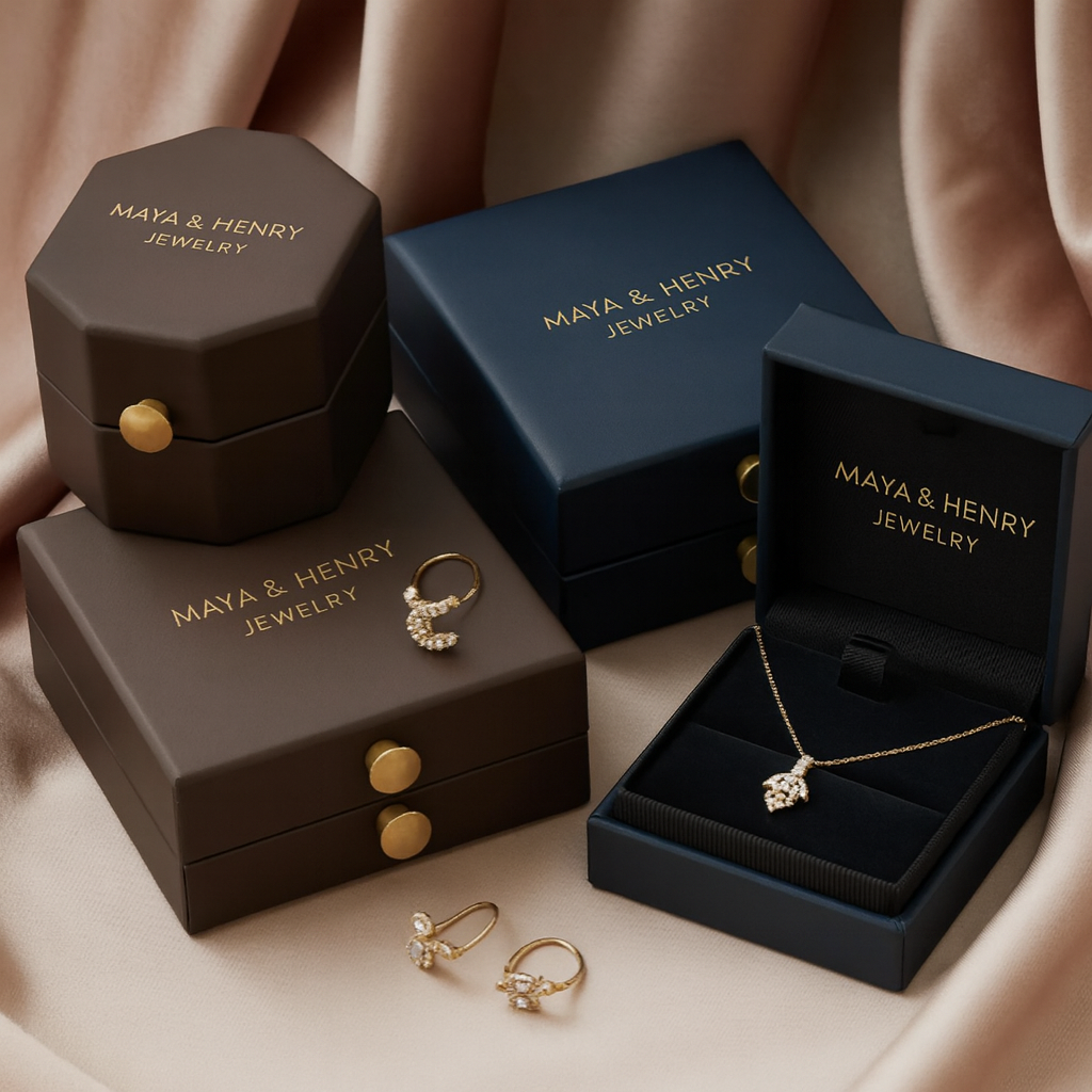Three-Piece Floral Diamond Jewelry Set Maya Henry Jewelry