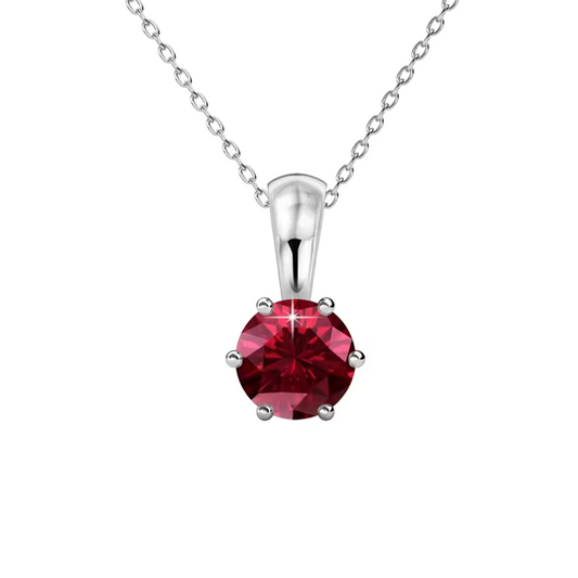 Crystal Charm Pendant Necklace Maya Henry Jewelry