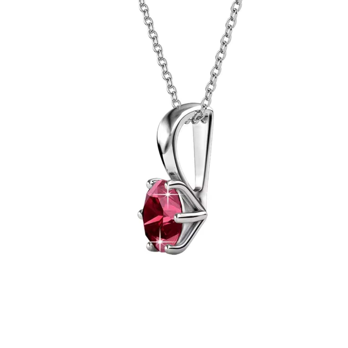Crystal Charm Pendant Necklace Maya Henry Jewelry