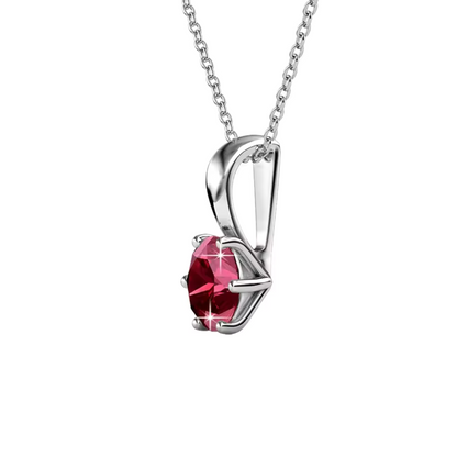 Crystal Charm Pendant Necklace Maya Henry Jewelry