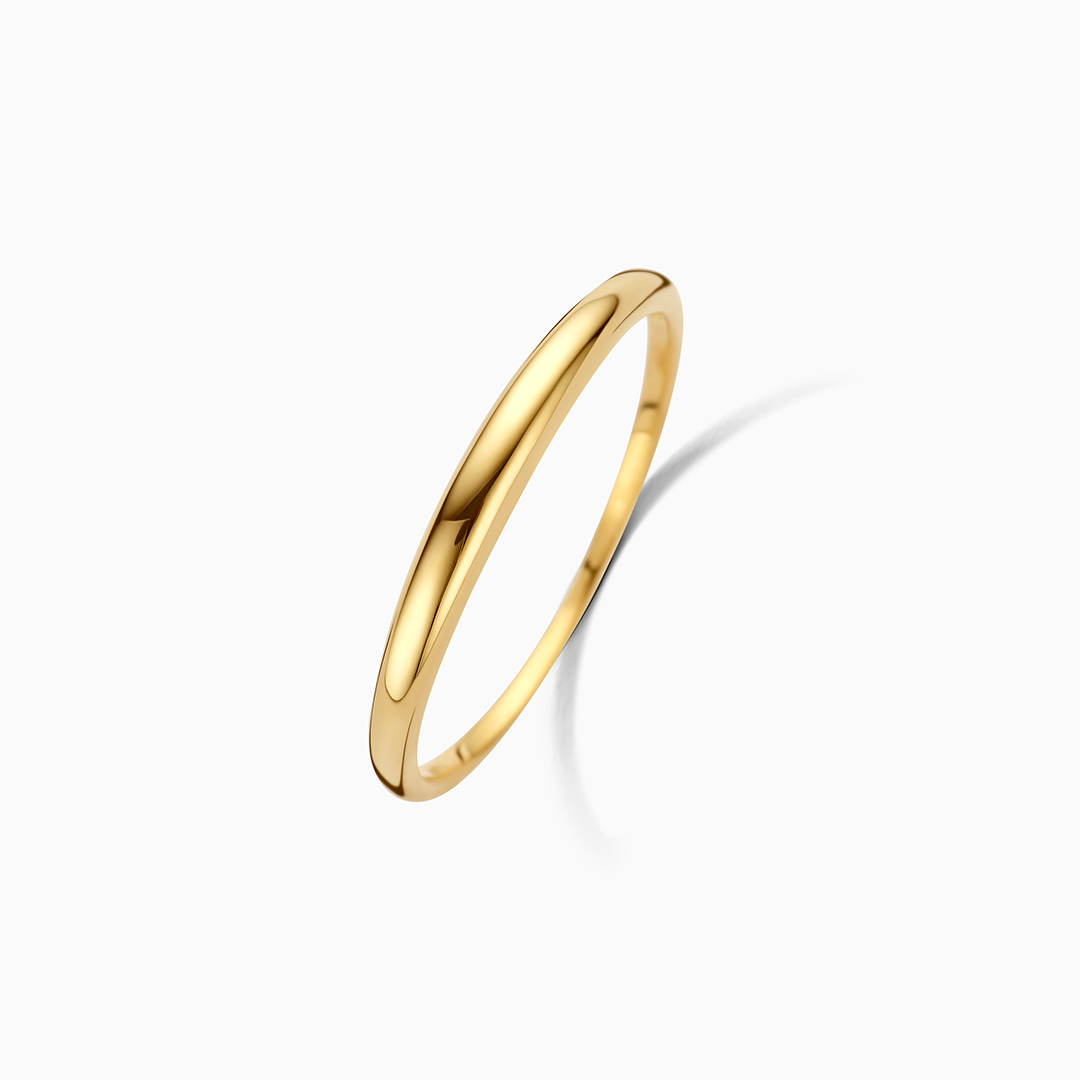 Slim Dome Ring | Gold Maya Henry Jewelry