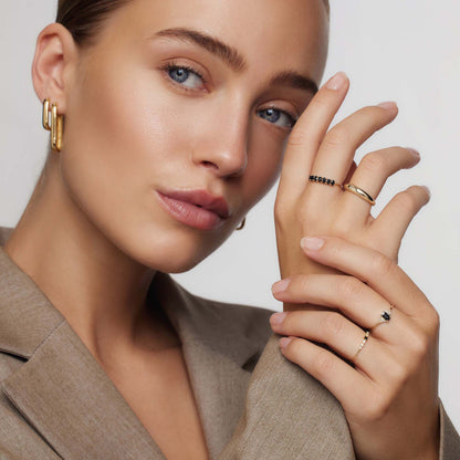 Rock Solid Ring | Gold Maya Henry Jewelry